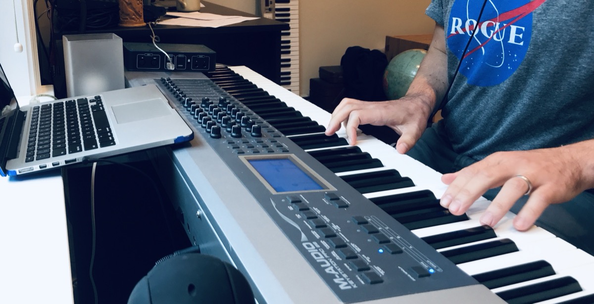 Learning the Karma Police piano part