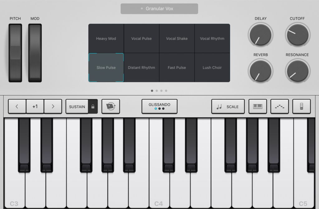 Alchemy synth preset used in place of a Mellotron